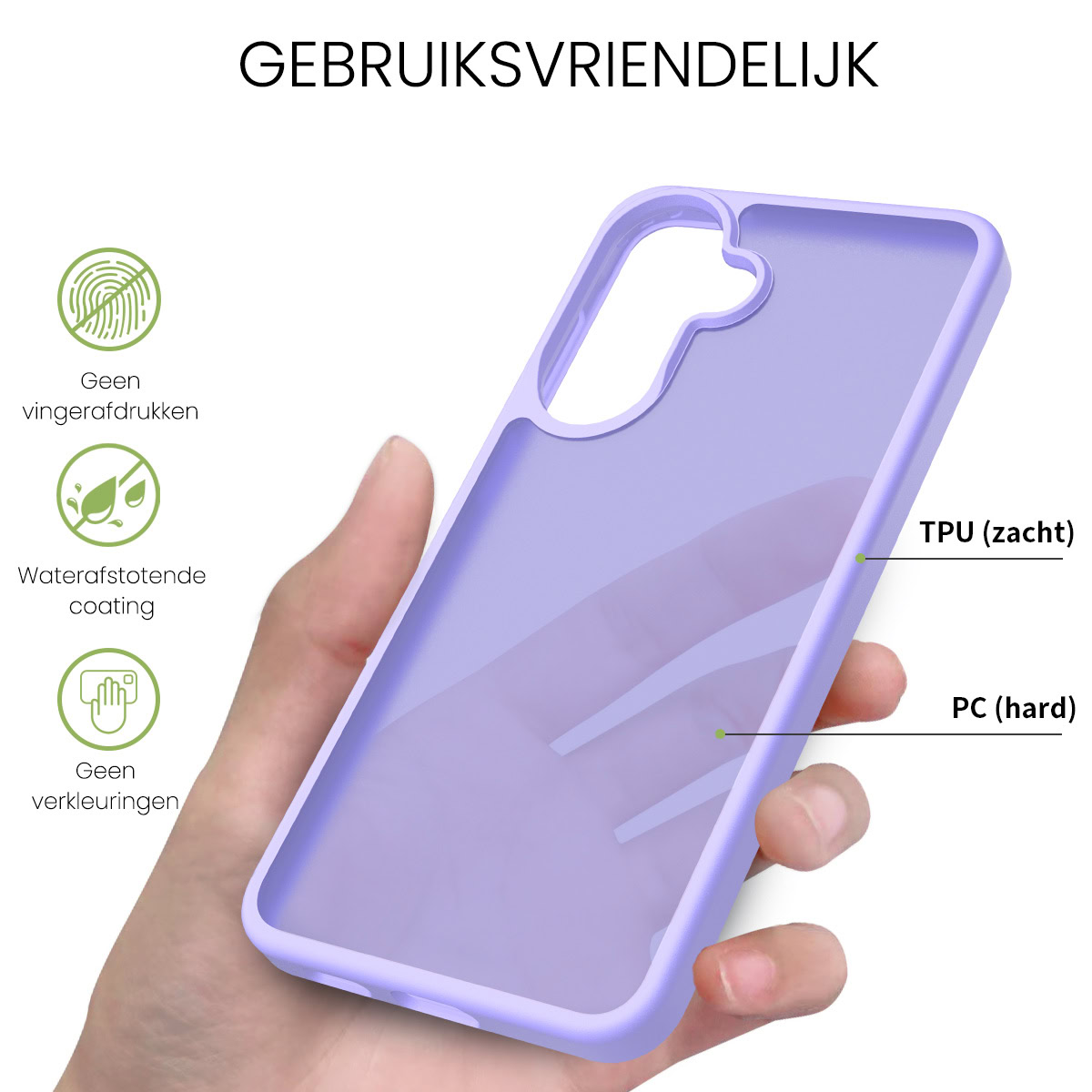 Solidenz-Frosted-Samsung-Galaxy-A57-hoesje-Lavendel-2
