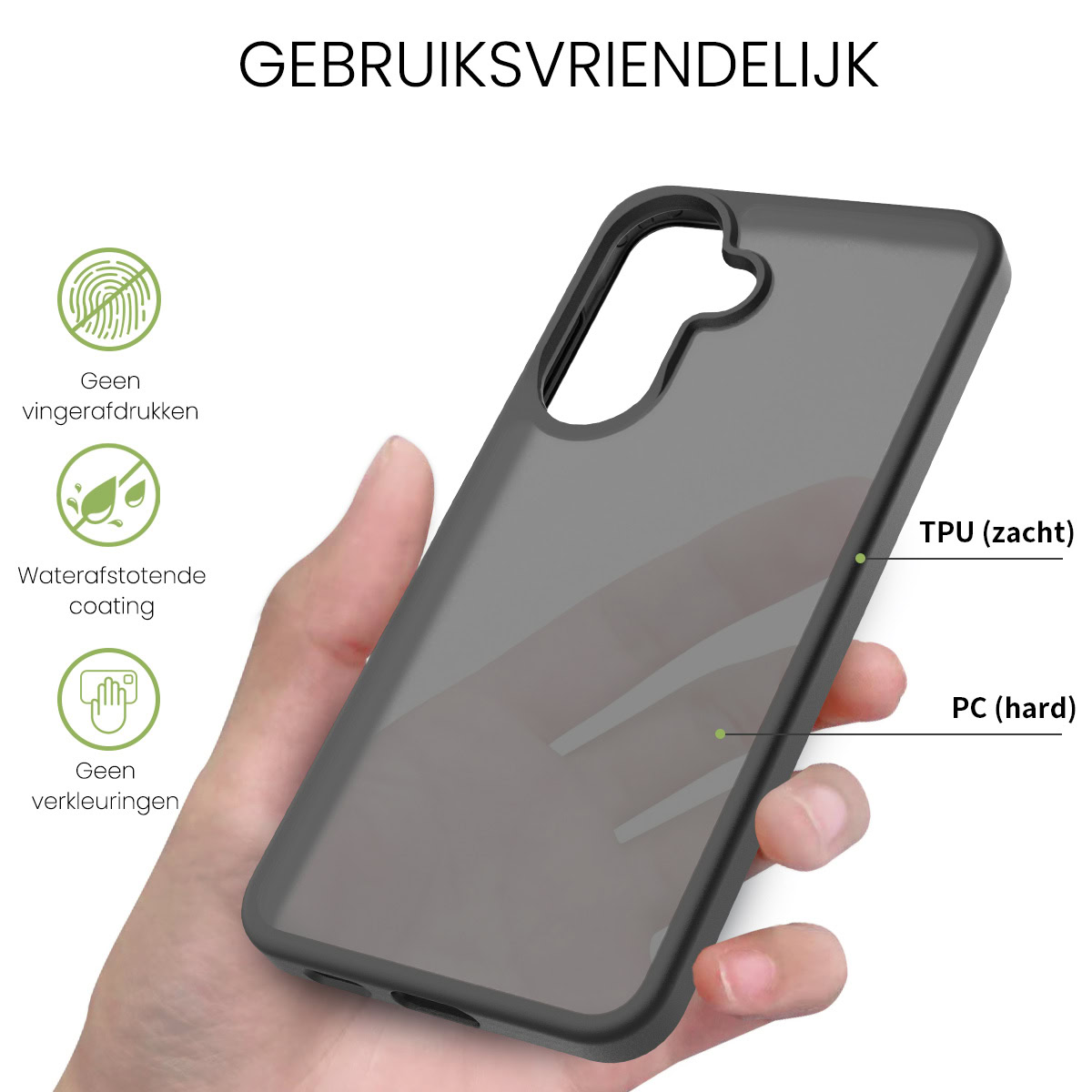 Solidenz-Frosted-Samsung-Galaxy-A57-hoesje-Zwart-2