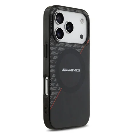 AMG-iPhone-Backcover-17 Pro-18 Pro-MagSafe-Double Layer Red Line-Zwart - Afbeelding 3