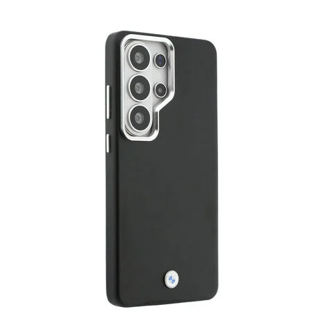 BMW - Backcover - Geschikt voor S26 Ultra - MagSafe - Metal Logo - Zwart - Afbeelding 4