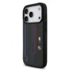 BMW-Backcover-iPhone 17 Pro-18 Pro-MagSafe-Kevlar Printed Tricolor Metal Logo-Zwart - Thumbnail Image 4