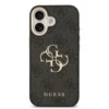 Guess - Backcover - iPhone 17 - 4G - Big Metal Logo - Gold Edge - Zwart - Thumbnail Image 3