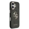 Guess - Backcover - iPhone 17 - 4G - Big Metal Logo - Gold Edge - Zwart - Thumbnail Image 4