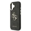 Guess - Backcover - iPhone 17 - 4G - Big Metal Logo - Gold Edge - Zwart - Thumbnail Image 5