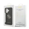 Guess - Backcover - iPhone 17 - 4G - Big Metal Logo - Gold Edge - Zwart - Thumbnail Image 8