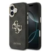 Guess - Backcover - iPhone 17 - 4G - Big Metal Logo - Gold Edge - Zwart - Thumbnail Image 1