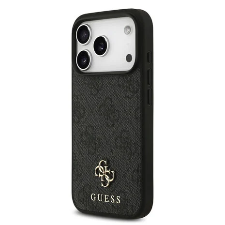 Guess-Backcover-MagSafe-Small 4G & Classic Metal Logo-iPhone 17 Pro-18 pro-Zwart - Afbeelding 3