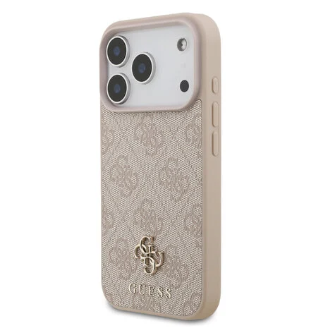 Guess-Backcover-MagSafe-Small 4G & Classic Metal Logo-iPhone 17 Pro-18 Pro-Roze - Afbeelding 2