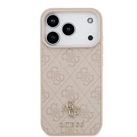 Guess-Backcover-MagSafe-Small 4G & Classic Metal Logo-iPhone 17 Pro-18 Pro-Roze - Afbeelding 3
