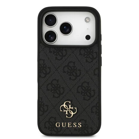 Guess-Backcover-MagSafe-Small 4G & Classic Metal Logo-iPhone 17 Pro-18 pro-Zwart - Afbeelding 2