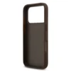 Guess-iPhone 17 Pro-18 Pro-Backcover-PU Leather-4G Classic Logo-Bruin - Thumbnail Image 6