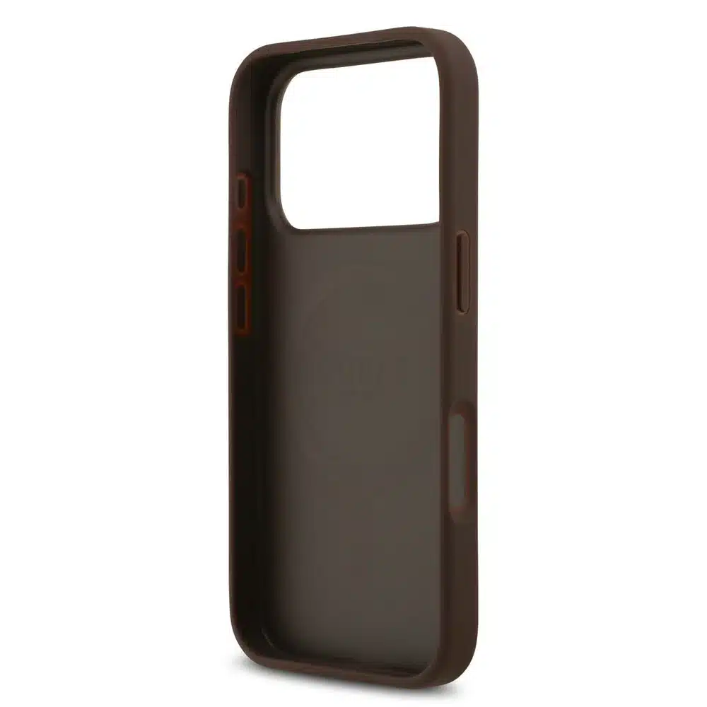 Guess-iPhone 17 Pro-18 Pro-Backcover-PU Leather-4G Classic Logo-Bruin - Afbeelding 6
