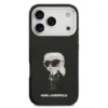 Karl Lagerfeld-Backcover-iPhone 17 Pro-18 pro-MagSafe-IML Aquarelle-Zwart - Thumbnail Image 3