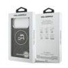 Karl Lagerfeld-Backcover-MagSafe-IML Karl Head Logo-iPhone 17 Pro-18 pro-Zwart - Thumbnail Image 8