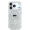 Karl Lagerfeld-Backcover-iPhone 17 Pro-18 Pro-MagSafe-IML Karl Head Logo-Wit - Thumbnail Image 3