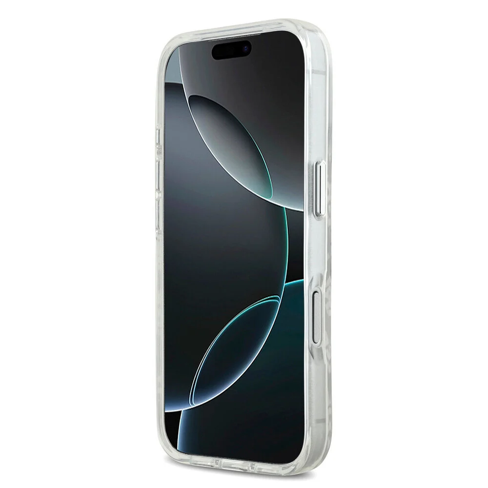 Karl Lagerfeld-Backcover-iPhone 17 Pro-18 Pro-MagSafe-IML Karl Head Logo-Wit - Afbeelding 7