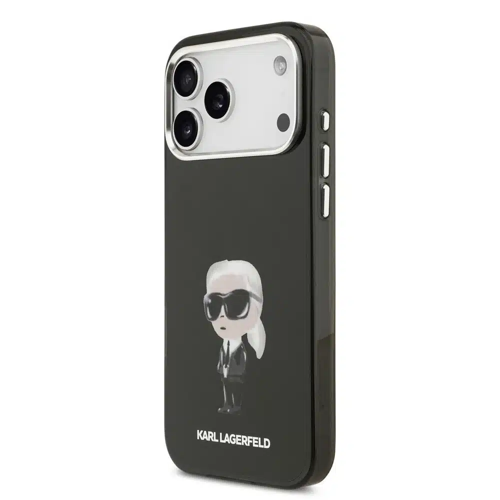 Karl lagerfeld-iPhone 17 Pro Max-18 Pro Max Backcover- MagSafe-IML Aquarelle-Zwart - Afbeelding 2