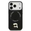 Karl Lagerfeld-iPhone 17 Pro Max-18 Pro Max Backcover-MagSafe-K&C Pins-Zwart - Thumbnail Image 3