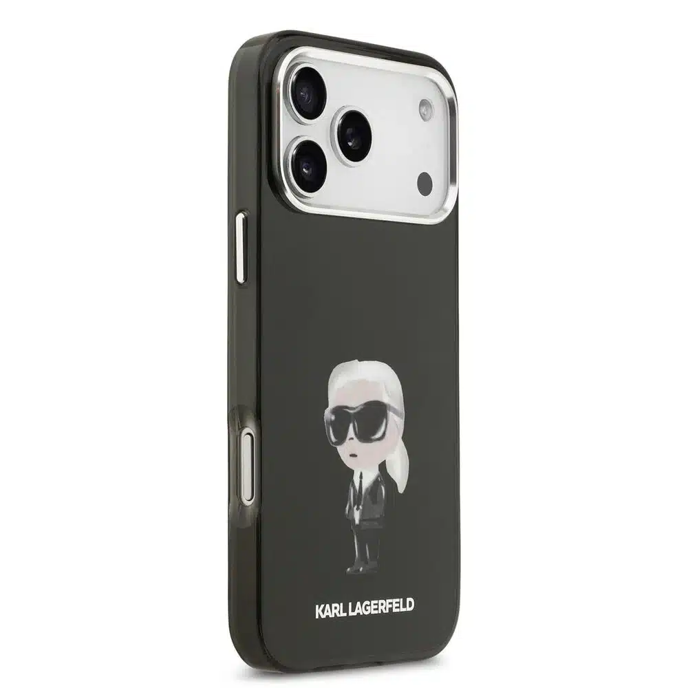 Karl lagerfeld-iPhone 17 Pro Max-18 Pro Max Backcover- MagSafe-IML Aquarelle-Zwart - Afbeelding 4