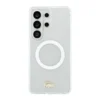 Lacoste - Backcover - Geschikt voor - S26 Ultra - MagSafe – Transparent Case met Frosted Finish – Gold Edge – Wit - Thumbnail Image 3