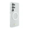 Lacoste - Backcover - Geschikt voor - S26 Ultra - MagSafe – Transparent Case met Frosted Finish – Gold Edge – Wit - Thumbnail Image 4