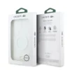 Lacoste - Backcover - Geschikt voor - S26 Ultra - MagSafe – Transparent Case met Frosted Finish – Gold Edge – Wit - Thumbnail Image 6
