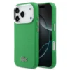 Lacoste-Backcover-iPhone 17 Pro-18 Pro-MagSafe-Metal Edges-Iconic-Logo-Estragon-Green - Thumbnail Image 1