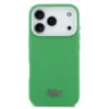 Lacoste-Backcover-iPhone 17 Pro-18 Pro-MagSafe-Metal Edges-Iconic-Logo-Estragon-Green - Thumbnail Image 3