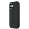 Mercedes-Benz Backcover – Genuine Leather - Magsafe - Laurel Leaves and Stripes - iPhone 17– MagSafe - Zwart - Thumbnail Image 2