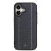 Mercedes-Benz Backcover – Genuine Leather - Magsafe - Laurel Leaves and Stripes - iPhone 17 – MagSafe - Navy - Thumbnail Image 3