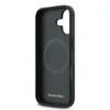 Mercedes-Benz Backcover – Genuine Leather - Magsafe - Laurel Leaves and Stripes - iPhone 17– MagSafe - Zwart - Thumbnail Image 6