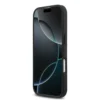 Mercedes-Benz Backcover – Genuine Leather - Magsafe - Laurel Leaves and Stripes - iPhone 17– MagSafe - Zwart - Thumbnail Image 7