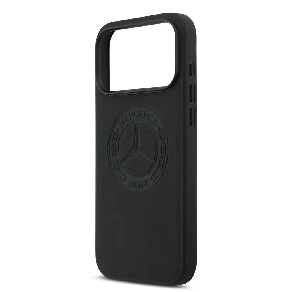 Mercedes Benz-Backcover-iPhone 17 Pro-18 Pro-Magsafe-Vintage Logo-Zwart - Afbeelding 5