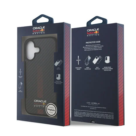 Red Bull Racing - Backcover - iPhone 17 - MagSafe - Kevlar - Powerbar - Zwart - Afbeelding 6