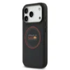Red Bull-Backcover-iPhone 17 Pro-18 Pro-Magsafe- Racing Meshed PU Leather-Red Ring Logo-Navy - Thumbnail Image 2