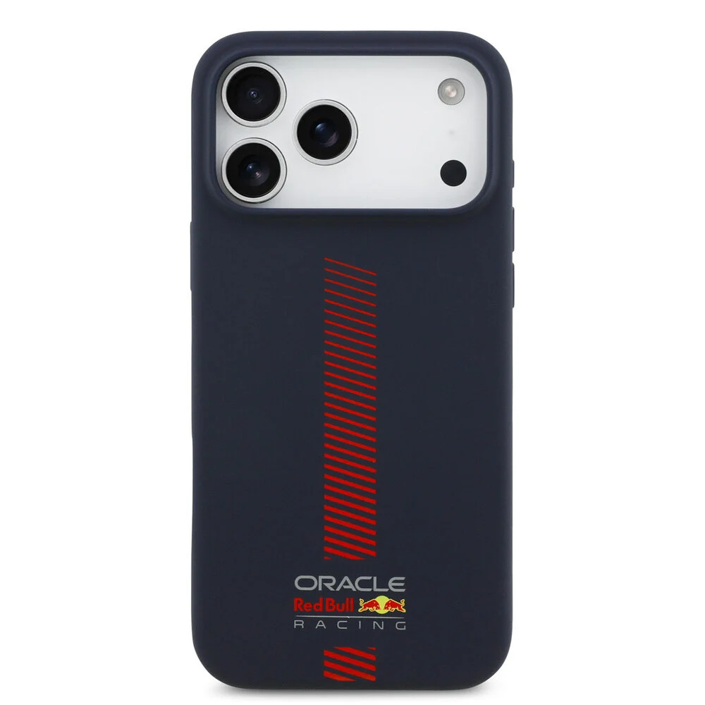 Red Bull Racing-Backcover-iPhone 17 Pro-18 Pro-MagSafe-Liquid Silicone-Powerbar-Navy - Afbeelding 3