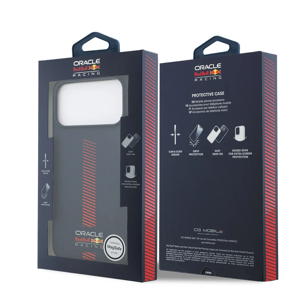 Red Bull Racing-Backcover-iPhone 17 Pro-18 Pro-MagSafe-Liquid Silicone-Powerbar-Navy - Afbeelding 8