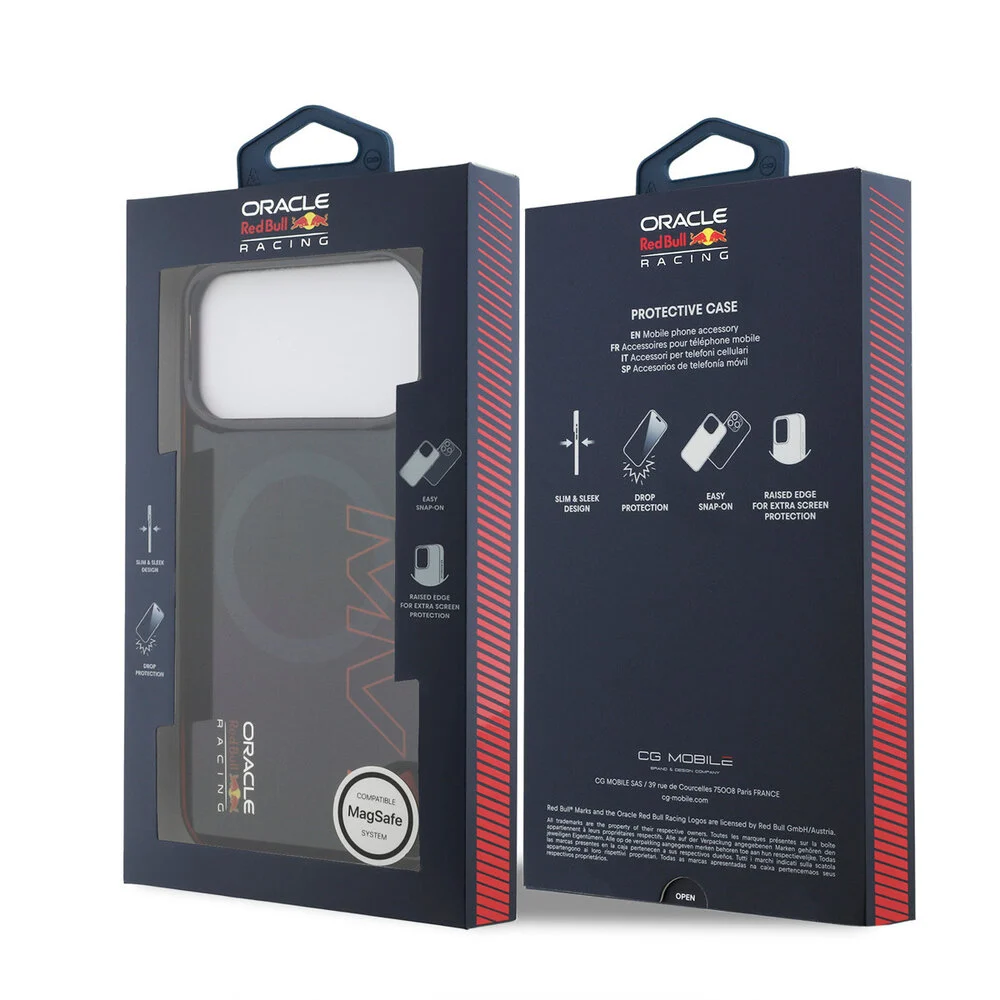 Red Bull Racing-Backcover-iPhone 17 Pro-18 Pro-MagSafe-Double Layer-Vertical MV1-Navy - Afbeelding 8