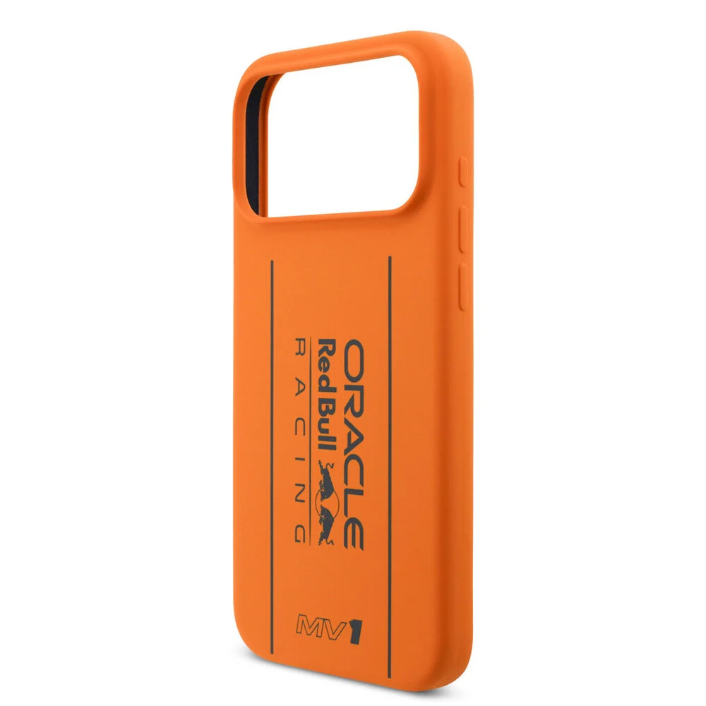 Red Bull Racing-Backcover-iPhone 17 Pro-18 Pro-MagSafe-Liquid Silicone-Big Vertical Logo-Oranje - Afbeelding 5