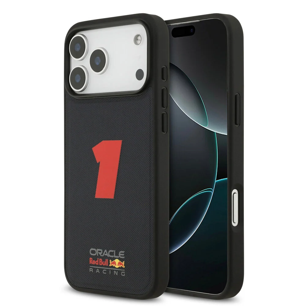 Red Bull Racing-Backcover-iPhone 17 Pro-18 pro-Magsafe-Meshed-3D Rubber-1-Navy - Afbeelding 1