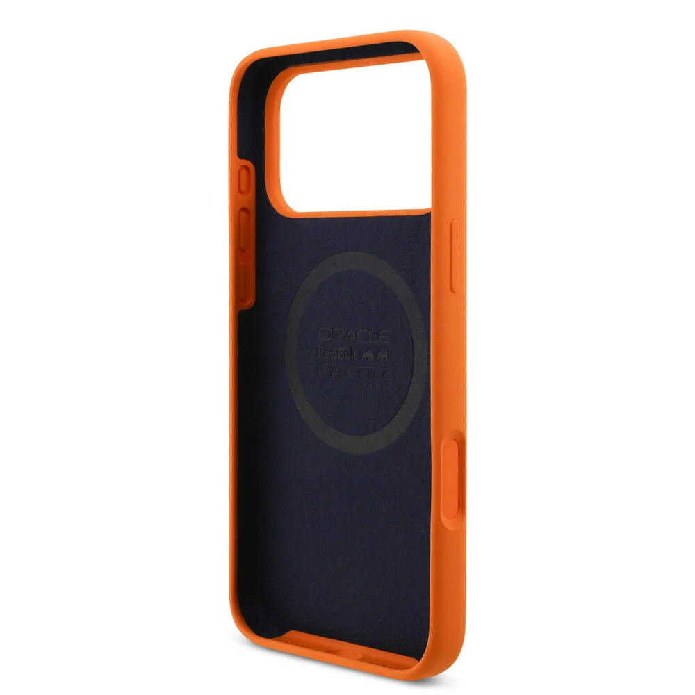 Red Bull Racing-Backcover-iPhone 17 Pro-18 Pro-MagSafe-Liquid Silicone-MV1-Oranje - Afbeelding 6