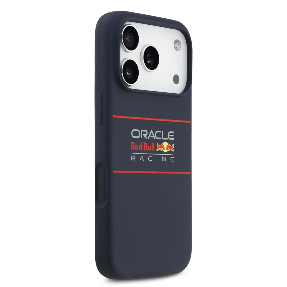 Red Bull Racing-Backcover-iPhone 17 Pro-18 Pro-MagSafe-Liquid Silicon-Horizontal Logo-Navy - Afbeelding 4