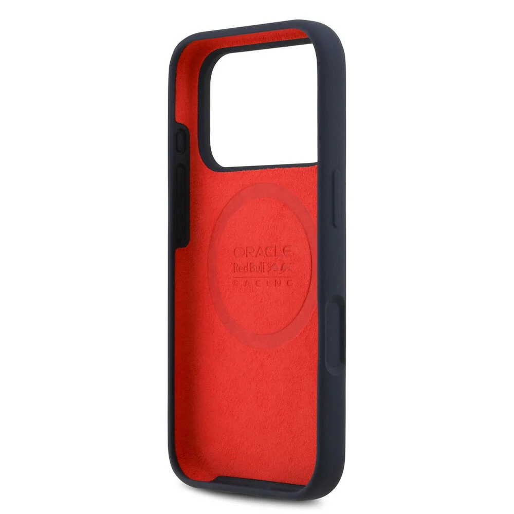 Red Bull Racing-Backcover-iPhone 17 Pro-18 Pro-MagSafe-Liquid Silicon-Horizontal Logo-Navy - Afbeelding 6