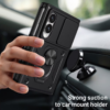 Cityhoesje - Backcover Samsung - Z Fold 8 - Camera Protect - Kickstand - Ring Armor - Zwart - Thumbnail Image 6