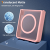 Cityhoesje-Backover MagSafe-Frosted Lens Protection Armor-Geschikt voor Samsung Z Flip 8-LichtRoze - Thumbnail Image 4
