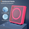 Cityhoesje-Backover-MagSafe-Frosted Lens Protection Armor-Geschikt voor Samsung Z Flip 8-Roze - Thumbnail Image 4