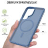 Solidenz FrostMag Samsung Galaxy S26 Ultra hoesje – Blauw - Thumbnail Image 2