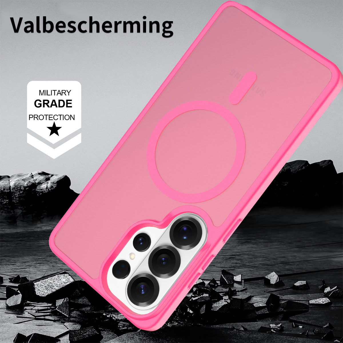 Solidenz FrostMag Samsung Galaxy S26 Ultra hoesje – Roze - Afbeelding 5