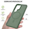 Solidenz FrostMag Samsung Galaxy S26 Ultra hoesje – Groen - Thumbnail Image 2