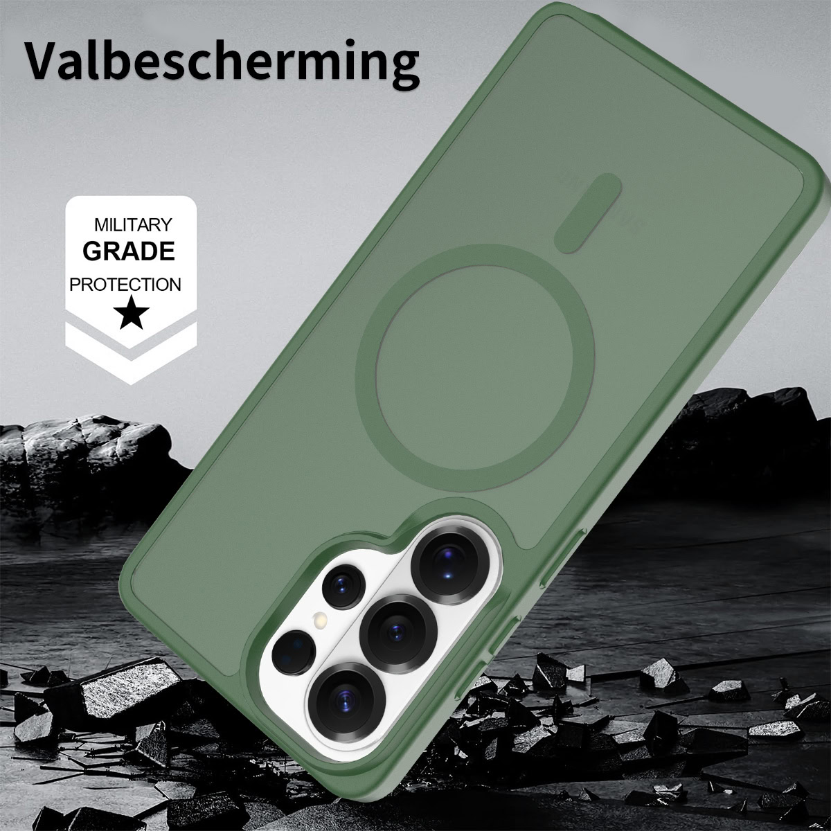 Solidenz FrostMag Samsung Galaxy S26 Ultra hoesje – Groen - Afbeelding 6